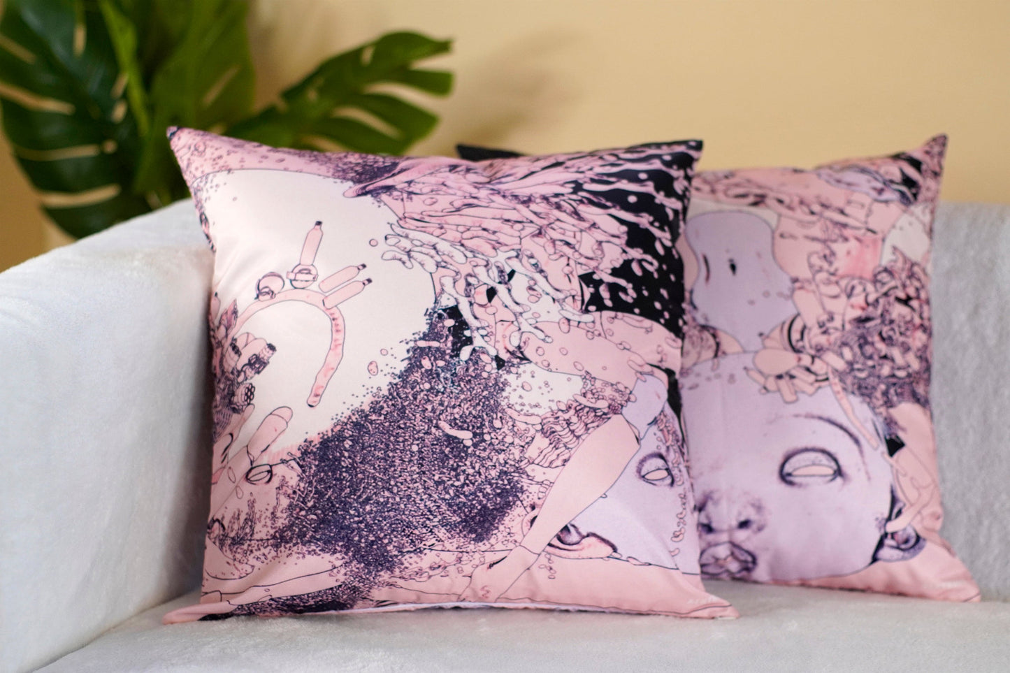 Xentropa Doll Throw Pillow