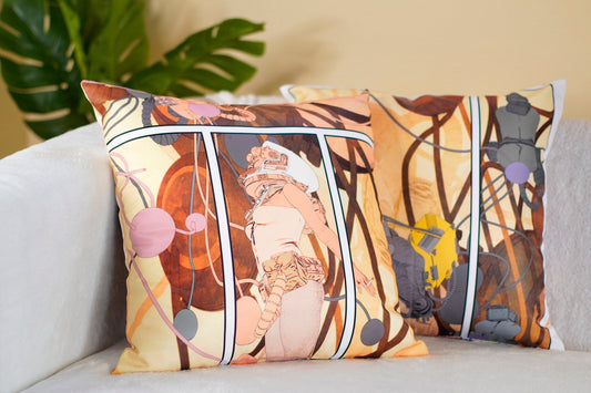 Comic 02 Throw Pillow