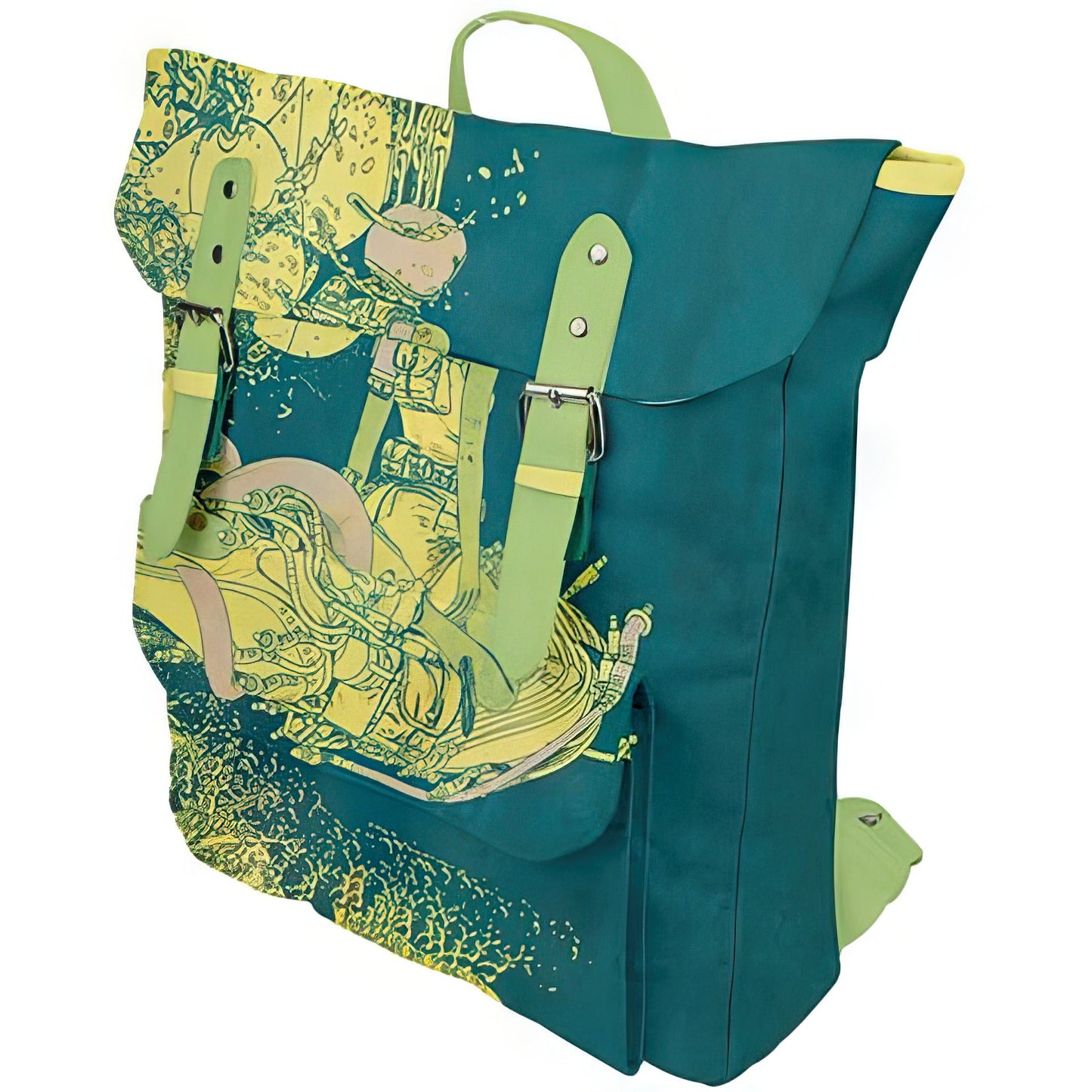 Backpack 04 - Future Shock - Green & Yellow