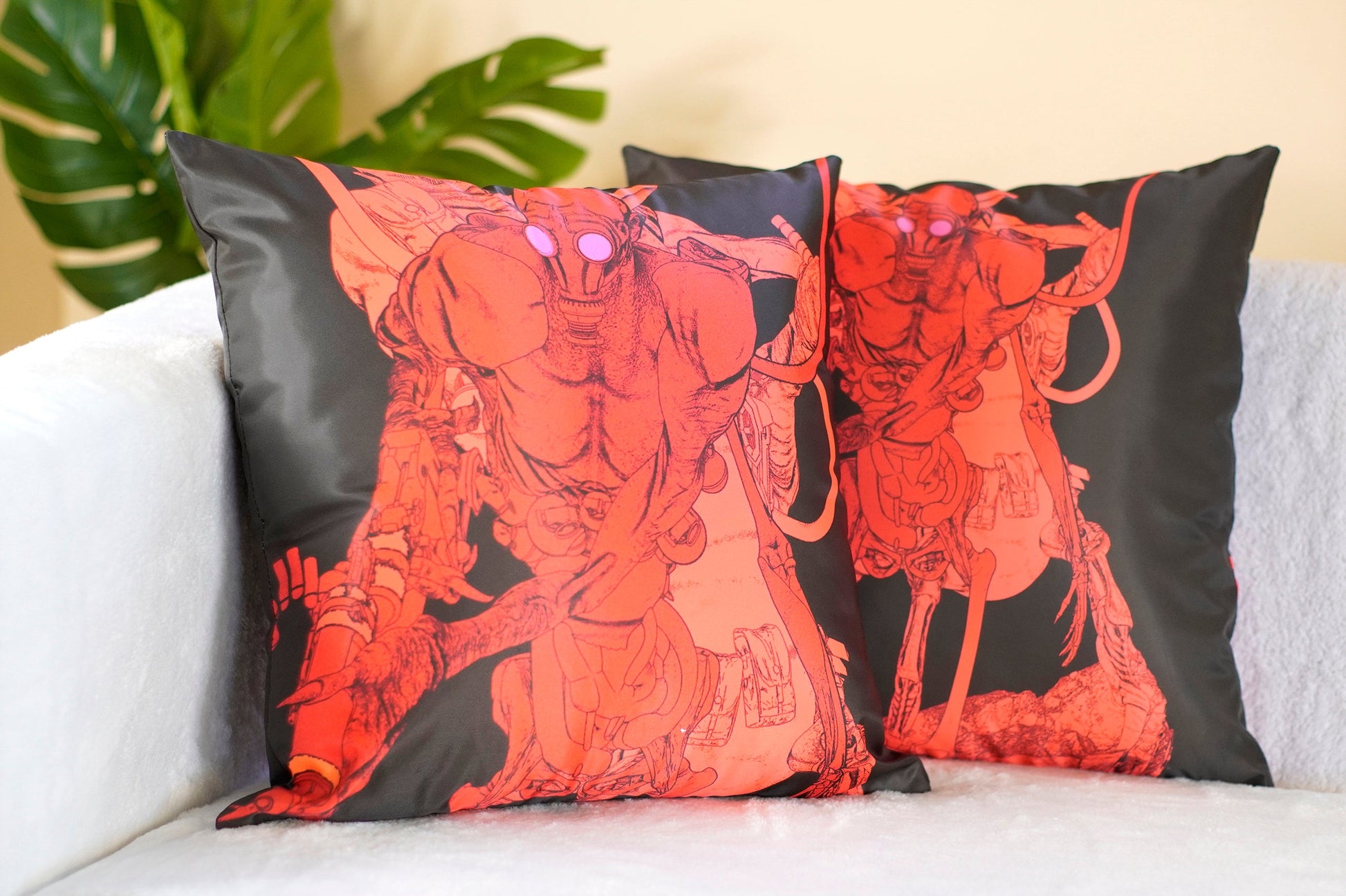 Xen Wear Pillow - Red Monster
