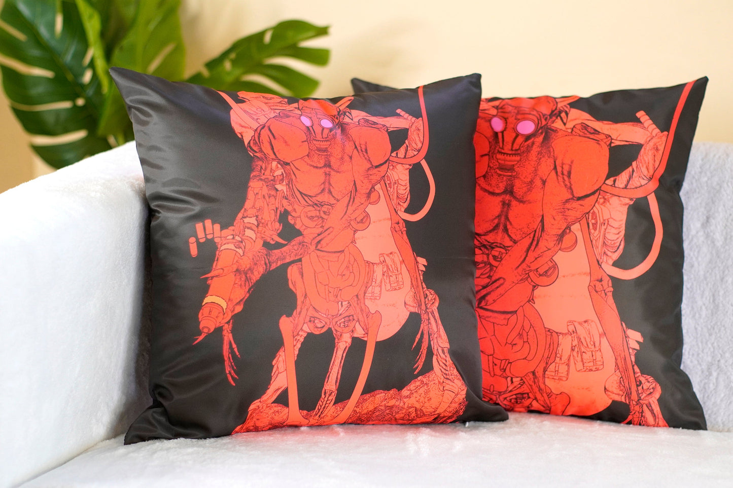 Xen Wear Pillow - Red Monster