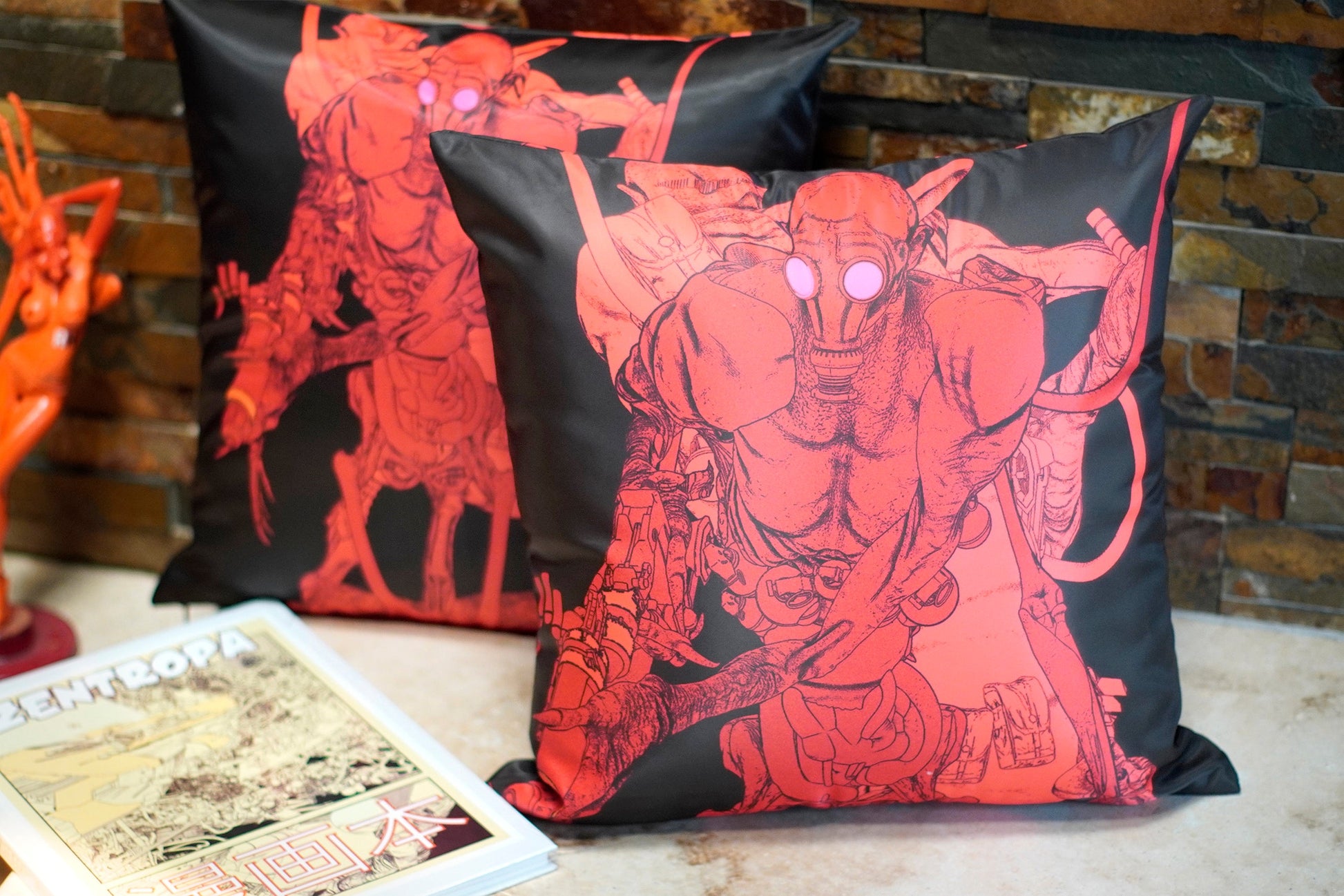 Xen Wear Pillow - Red Monster