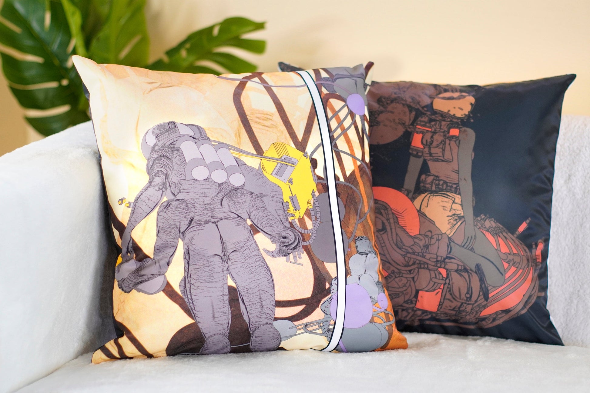 Xen Wear Pillow - Bike Girl & Comic