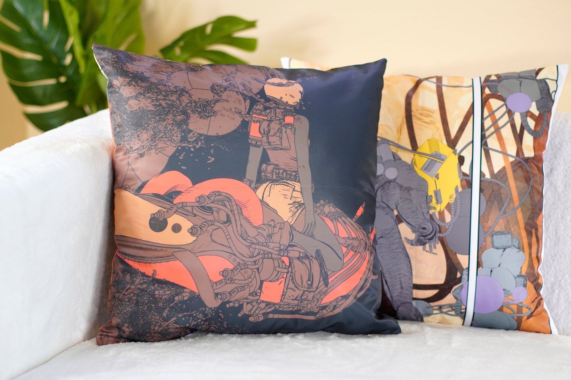 Xen Wear Pillow - Bike Girl & Comic